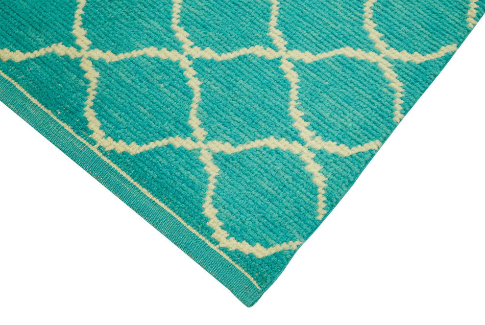 Rug N Carpet - Handmade Unique 3' 1" x 11' 10" Moroccan Runner Rug