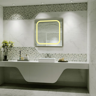 CHLOE Lighting SPECULO Embedded LED Mirror 4000K, Warm White, 24"