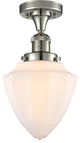 Innovations 517-1CH-PN-G661-7-LED 1 Light Semi-Flush Mount, Polished Nickel