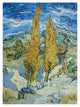 "The Poplars at Saint-Rï¿½my, 1889" Paper Print by Vincent van Gogh, 18"x24"