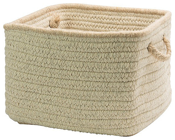Colonial Mills Basket Natural Style Square Basket Canvas Square