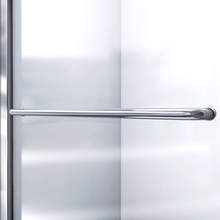 Infinity-Z 36x60x76 3/4 Clear Sliding Shower Door Oil Rubbed Bronze/LD/Backwalls