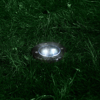 5.25"H Set of 6 Solar Ground Light
