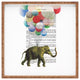 Deny Designs Coco De Paris Flying Elephant Square Tray