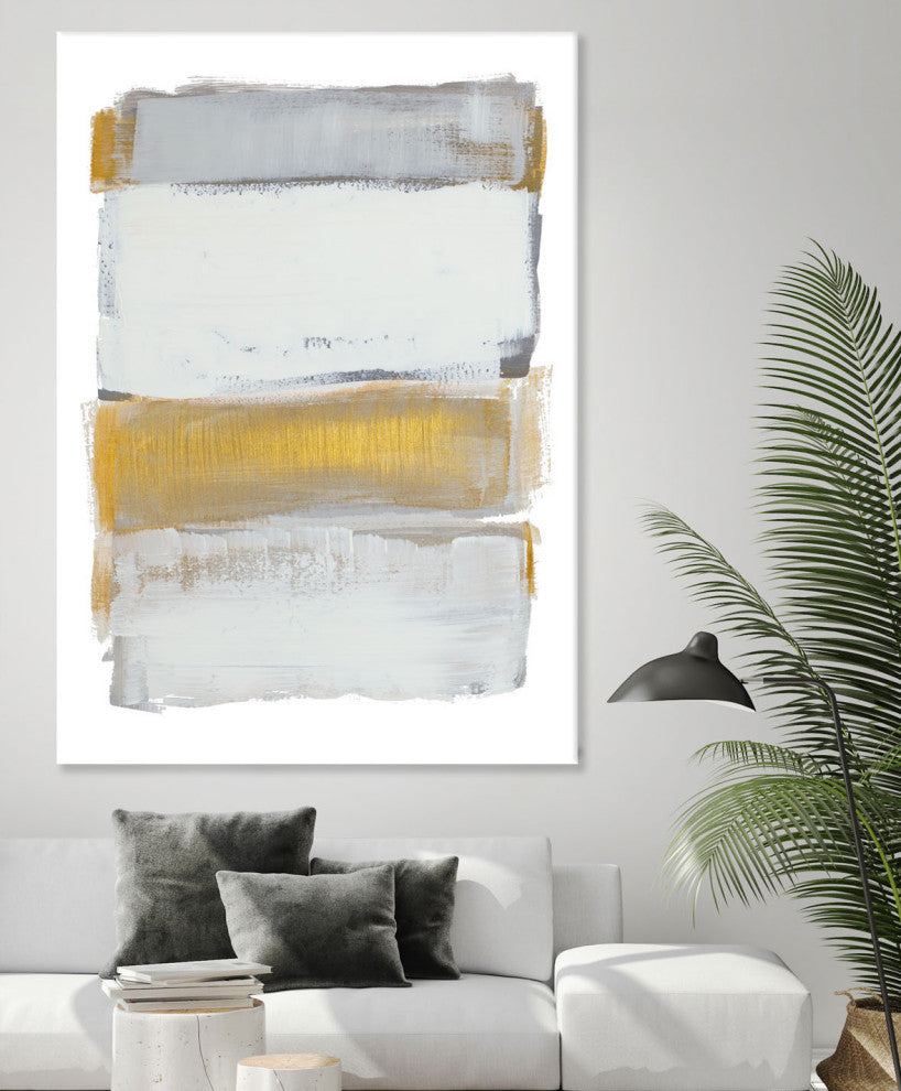Shades of Golden Gray - 72 x 54 by Lanie Loreth