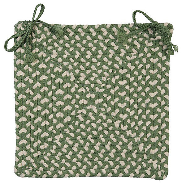 Colonial Mills Chair Pad Montego Lily Pad Green Chair Pad