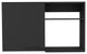 Alexandria 2 Piece Kitchen Set, Wall Cabinet + Utility Sink, Black