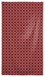 Diamond Line Pattern Red 58x102 Tablecloth