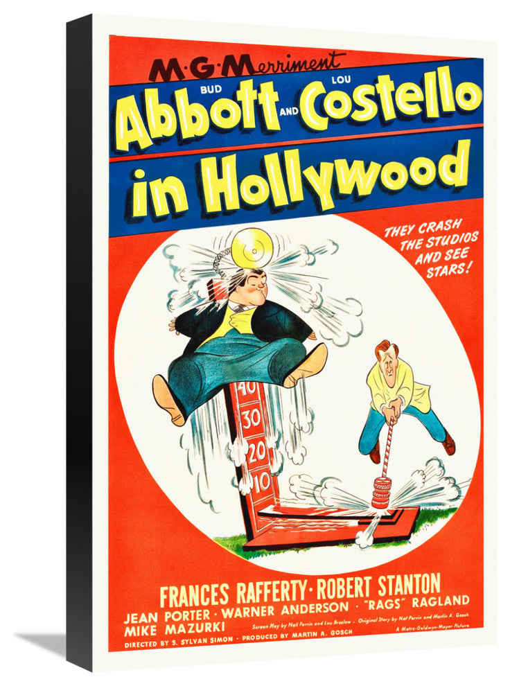 "Abbott & Costello - In Hollywood" Canvas by Hollywood Photo Archive, 15x22"