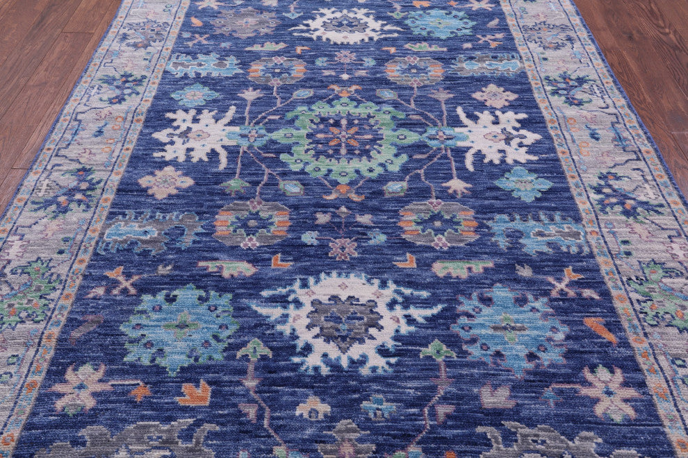 Turkish Oushak Hand-Knotted Wool Rug 6' 3" X 9' 3" - Q15702