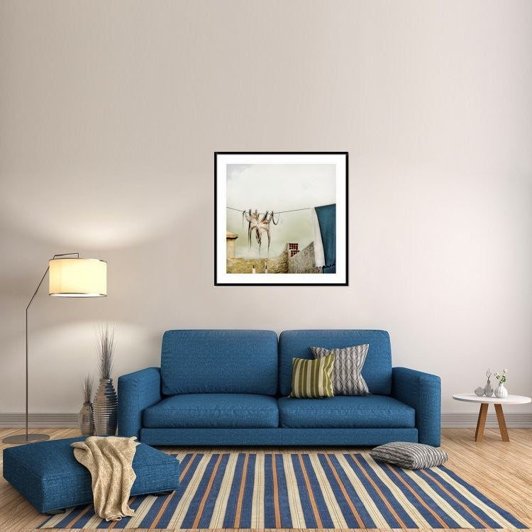 "Tote Hose" Framed Digital Print by Ambra, 44x44"