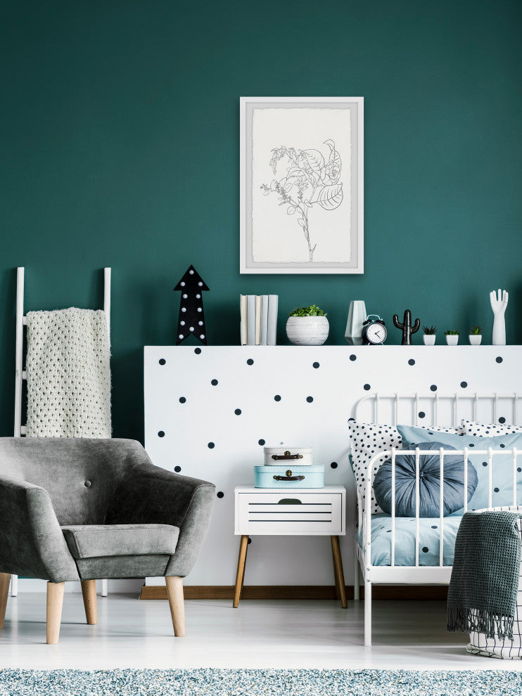 "Propagating Foliage" Framed Painting Print, 24x36