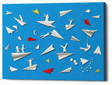 Epic Graffiti 'Paper Planes' Giclee Canvas Wall Art, 26"x18"