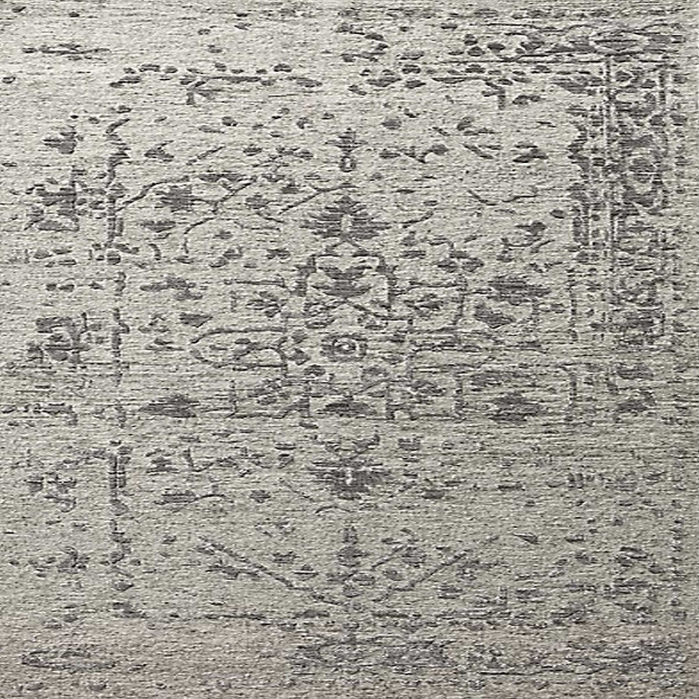 Ahgly Company Indoor Square Mid-Century Modern Area Rugs, 4' Square