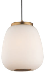ET2 E25063-92 Soji 2 Light 7"W LED Mini Pendant - Black / Gold