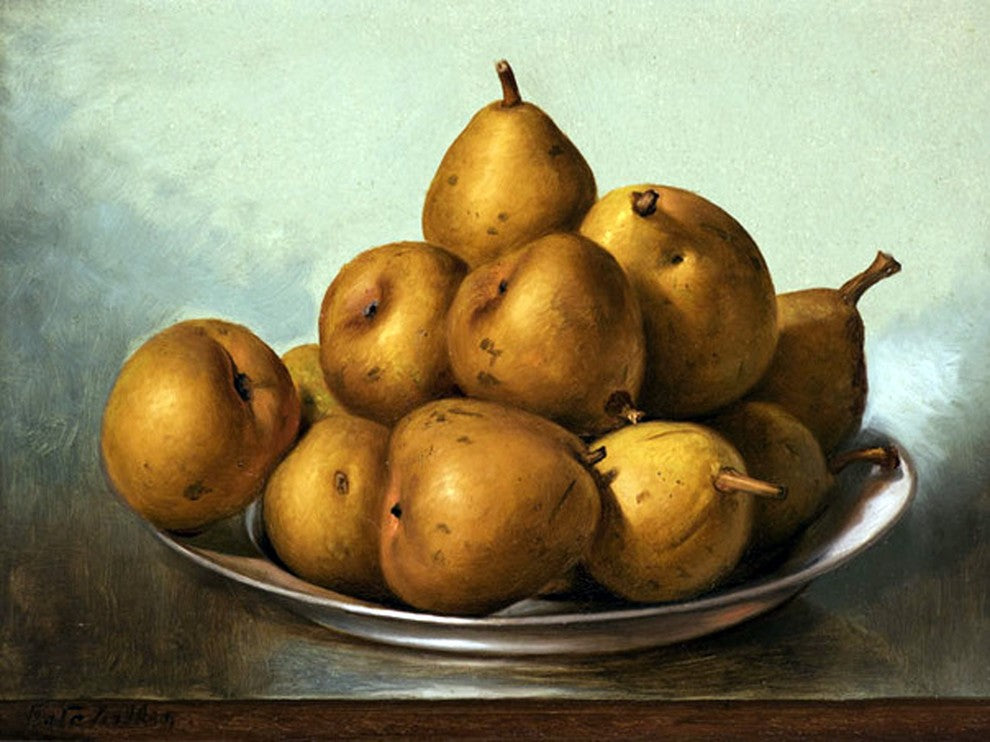 Tile Mural Still Life With Pears Frederick Stone Batcheller, 6"x8", Glossy