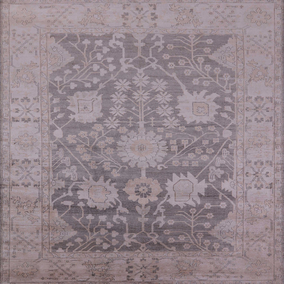 Ahgly Company Indoor Square Mid-Century Modern Area Rugs, 8' Square