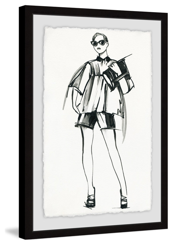 "School Chic" Framed Painting Print, 24"x36"