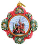 Hand Painted Scenic Ornament St Basil Cathedral