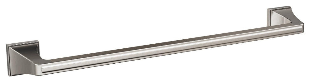 Amerock Mulholland Traditional Towel Bar, Brushed Nickel, 18" Center-to-Center