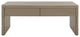 Safavieh Rune Coffee Table With Drawers, Sandy Grey