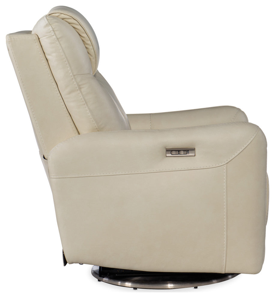 Steffen Swivel Power Recliner With Power Headrest