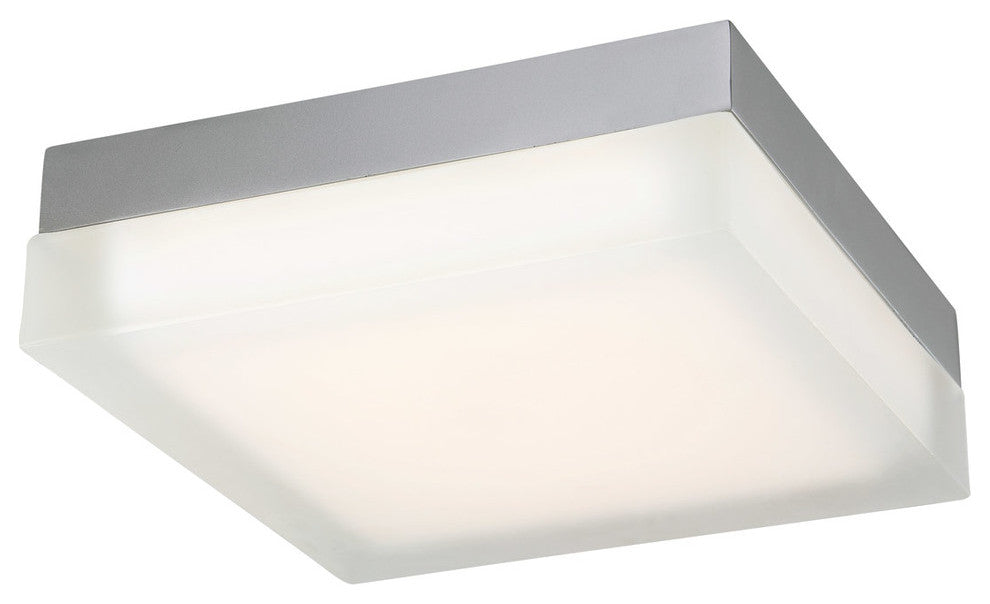 Matrix 12" LED Square Flush Mount 2700K, Titanium