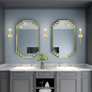 Livex Lighting Lansdale 1 Light Polished Brass ADA Single Sconce