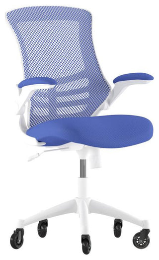 Kelista High-Back  Swivel Ergonomic Executive Office Chair -Blue Mesh
