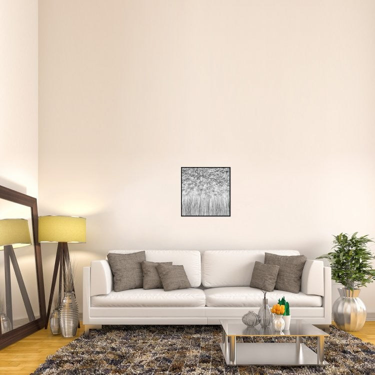 "Parallelism" Framed Canvas Giclee by Jefflin Ling, 23x23"