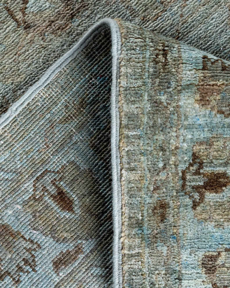 Vibrance, One-of-a-Kind Hand-Knotted Area Rug Gray, 3'10"x5'10"