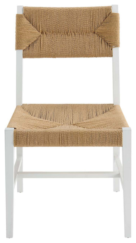 Bodie Wood Dining Chair, White Natural