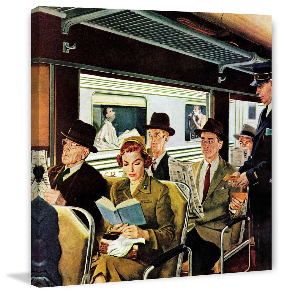 "This Does Not Commute" Painting Print on Canvas by George Hughes