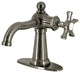 Kingston Brass KSD354NXVN Single-Handle Bathroom Faucet, Push Pop-Up