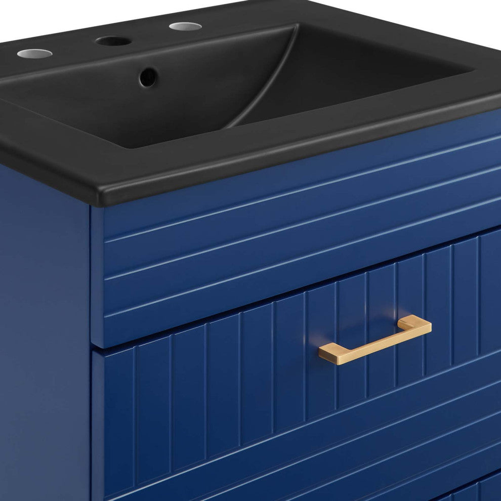 Daybreak 24" Bathroom Vanity, Blue Black