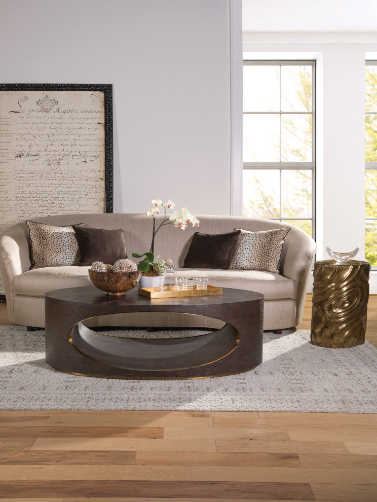 Catalan Oval Drum Table