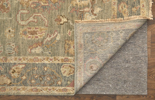Weave & Wander Irie Hand Knotted Area Rug, Gray/Pink, 7'9"x9'9"