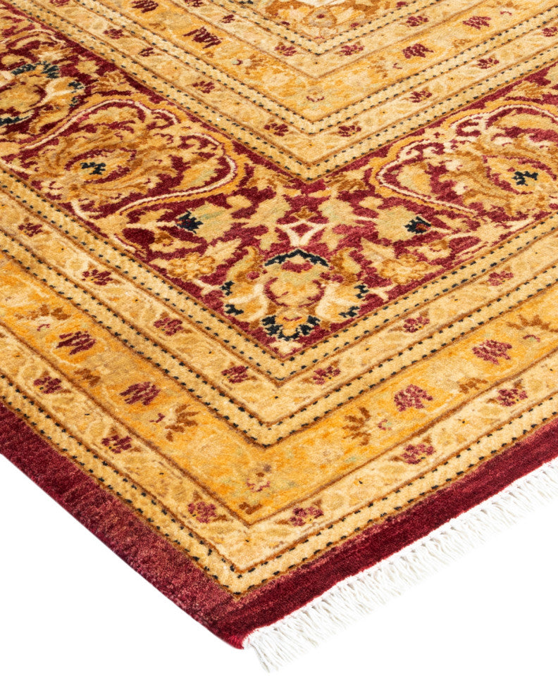 Mogul, One-of-a-Kind Hand-Knotted Area Rug  - Red, 6' 1" x 9' 0"