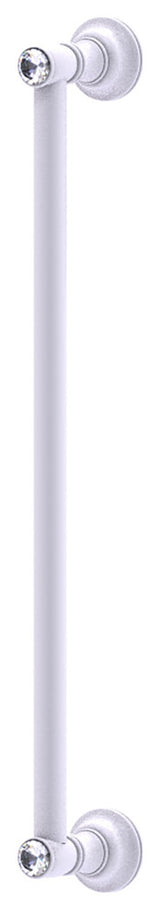 Carolina Crystal 18" Refrigerator Pull, Matte White