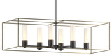 Portico Pendant, Black, Soft Gold Accent