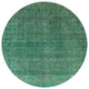 Ahgly Company Indoor Round Mid-Century Modern Area Rugs, 7' Round