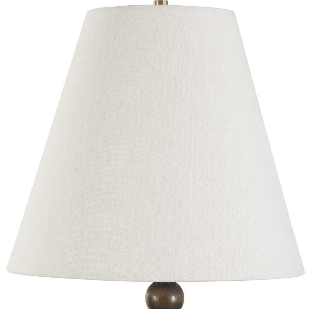 Uttermost Gallus Wood Spheres Table Lamp