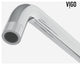 VIGO Cass 12" H 2-Handle Widespread Bridge Pull-Out Sprayer Kitchen Faucet, Chrome