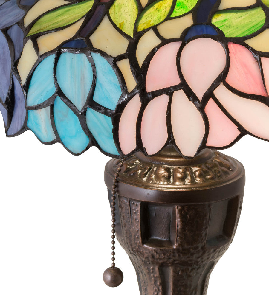 Meyda Lighting 224040 17" High Wisteria Table Lamp