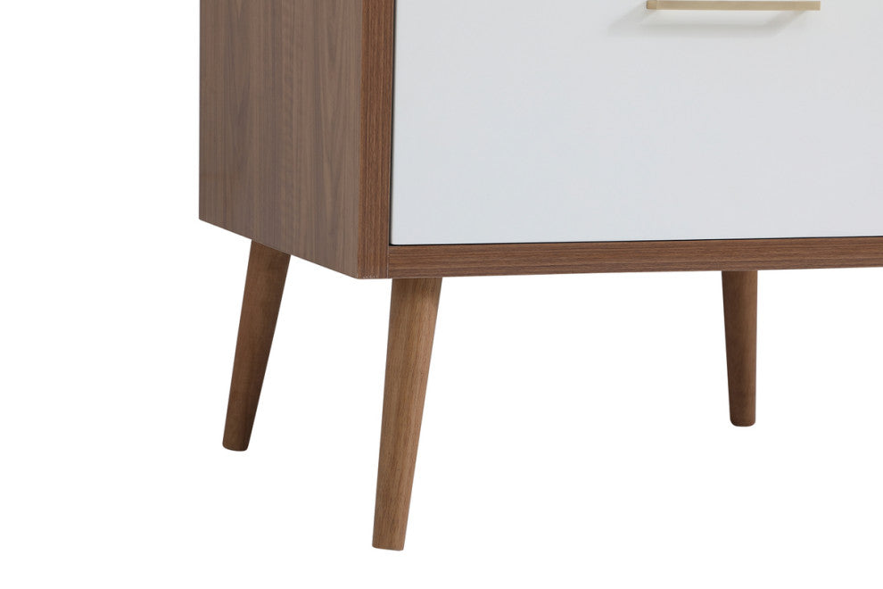 Bella 30" Bathroom Vanity, White With Backsplash