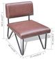 vidaXL Sofa Chairs 2 pcs Brown Faux Leather