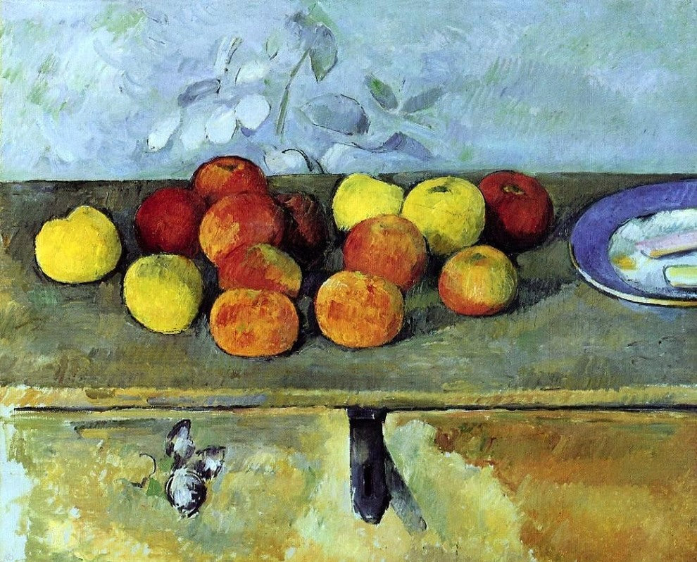 Paul Cezanne Apples and Biscuits, 20"x25" Wall Decal