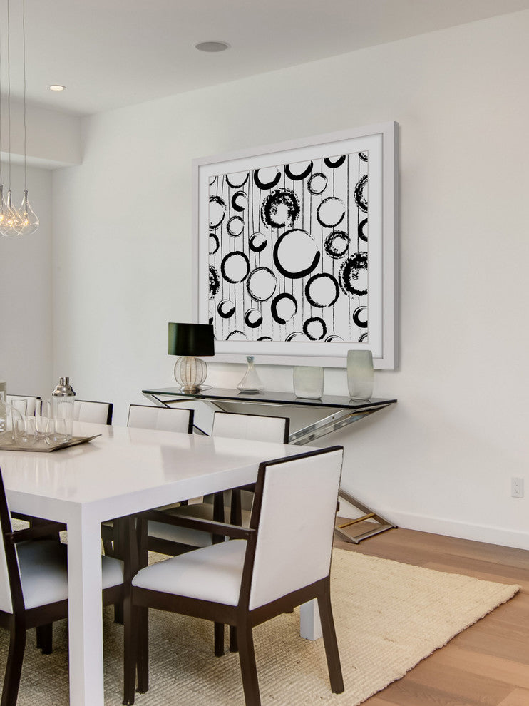 "Circle Variations" Framed Art Print