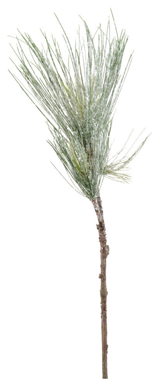 19" Mini Pine Spray with Snow