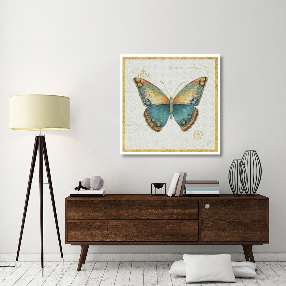 "Bohemian Wings Butterfly VIA" Digital Paper Print by Daphne Brissonnet, 42"x42"